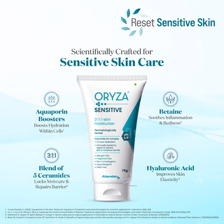 Oryza Sensitive Skin Moisturizer 75Gm